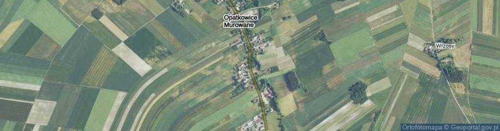 Zdjęcie satelitarne Opatkowice Murowane ul.